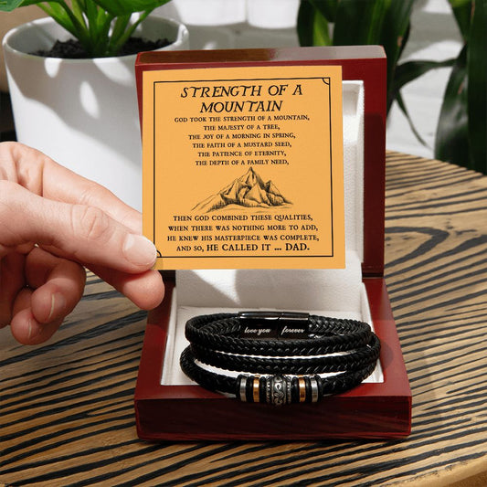 Strength Of A Mountain - Love You Forever Bracelet