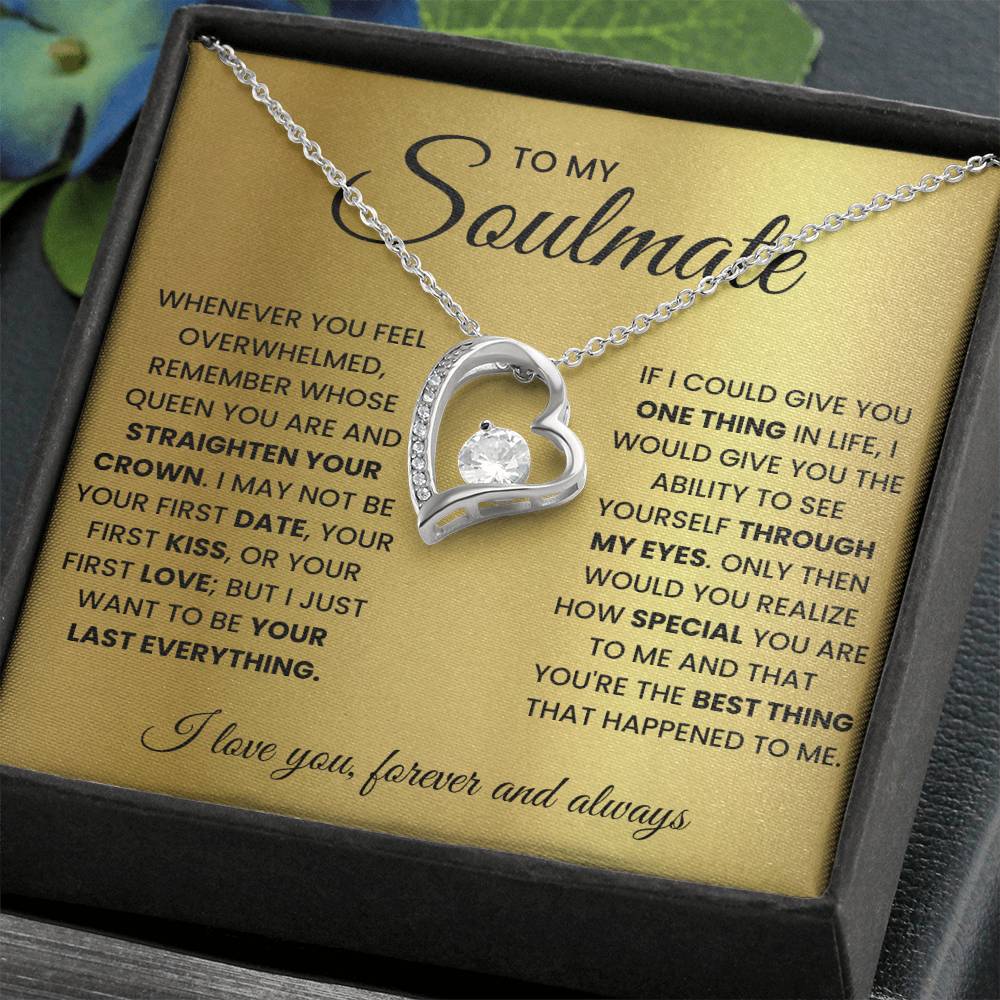 Soulmate Gift "You're The Best Thing" Forever Love Necklace