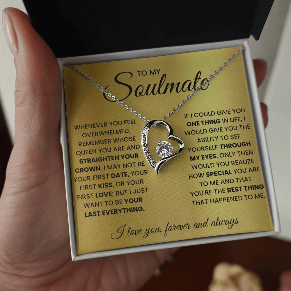 Soulmate Gift "You're The Best Thing" Forever Love Necklace