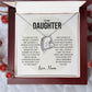 To My Daughter - Forever Love Necklace