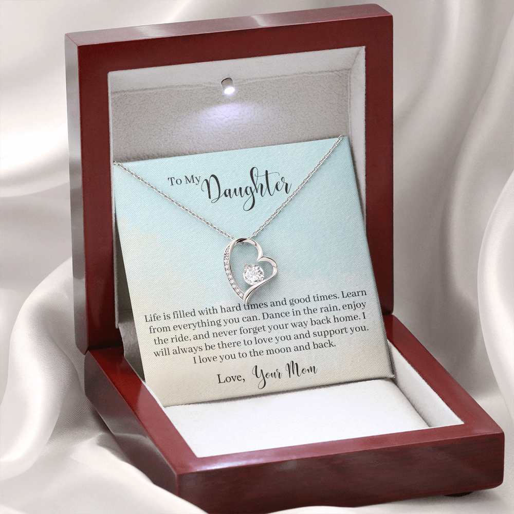 Daughter - Learn from Everything - Forever Love Necklace