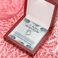 Mother-in-Law - Lucky to Have You - Forever Love Necklace