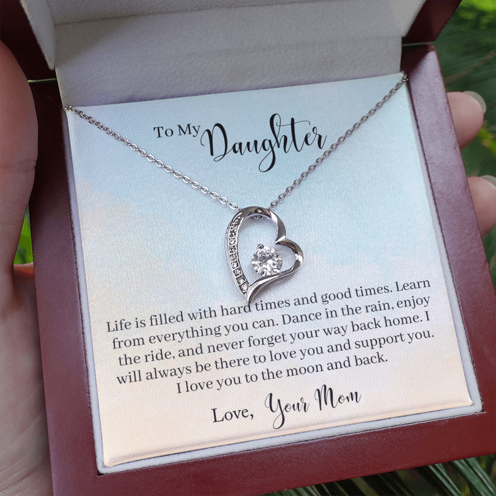 Daughter - Learn from Everything - Forever Love Necklace