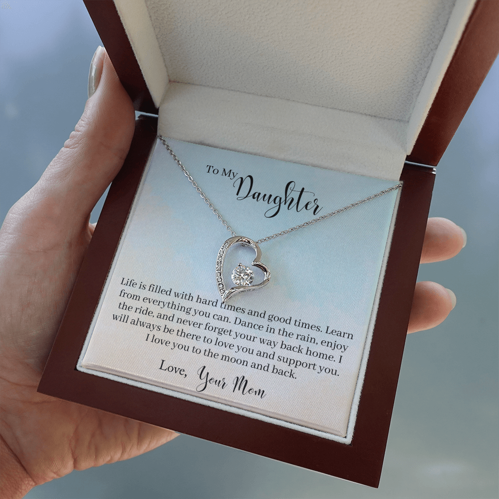 Daughter - Learn from Everything - Forever Love Necklace