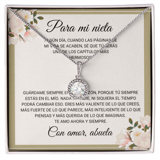 Para Mi Nieta - Collar de la Esperanza Eterna