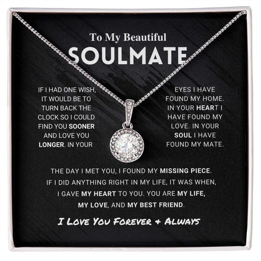 My Soulmate - Missing Piece - Eternal Hope Necklace