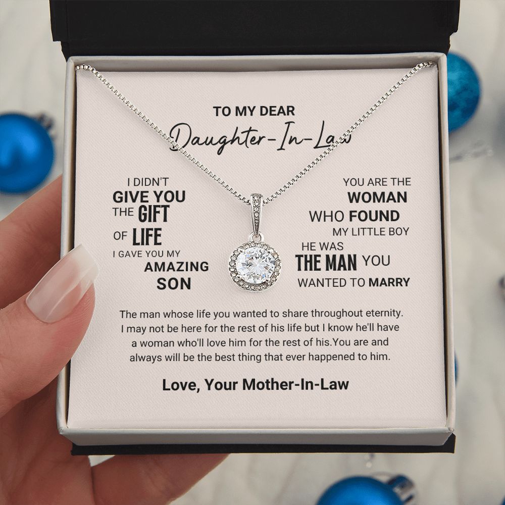 To My Dear Daughter In Law - Eternal Hope Necklace