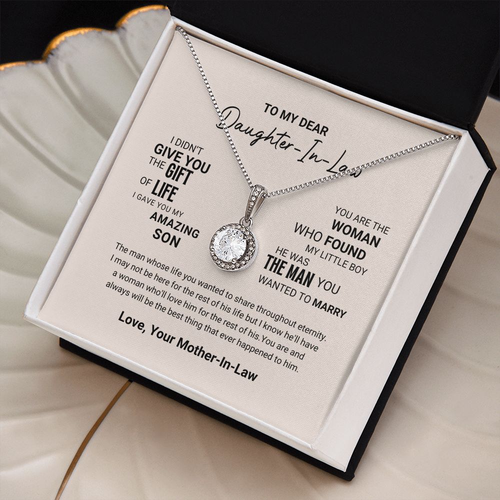 To My Dear Daughter In Law - Eternal Hope Necklace