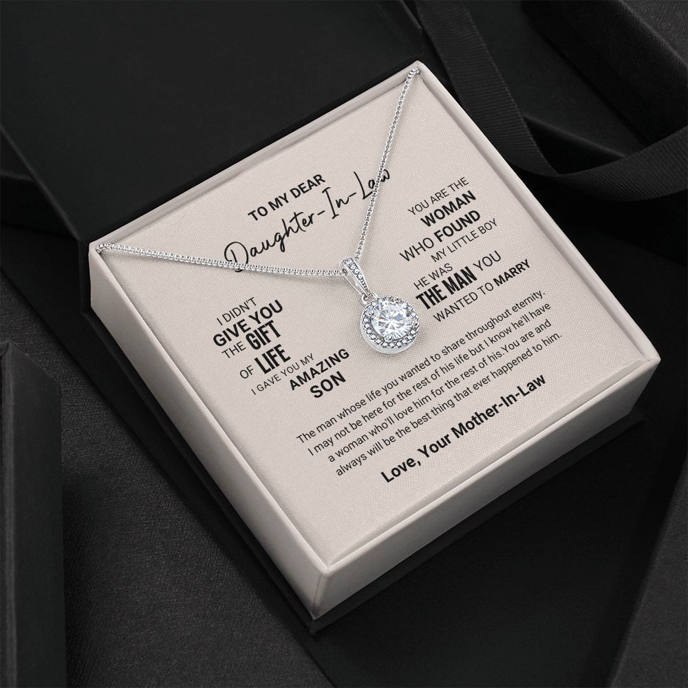 To My Dear Daughter In Law - Eternal Hope Necklace