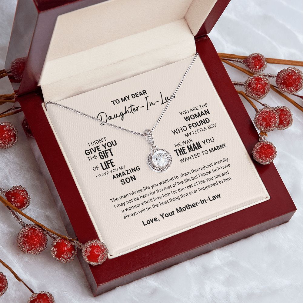 To My Dear Daughter In Law - Eternal Hope Necklace