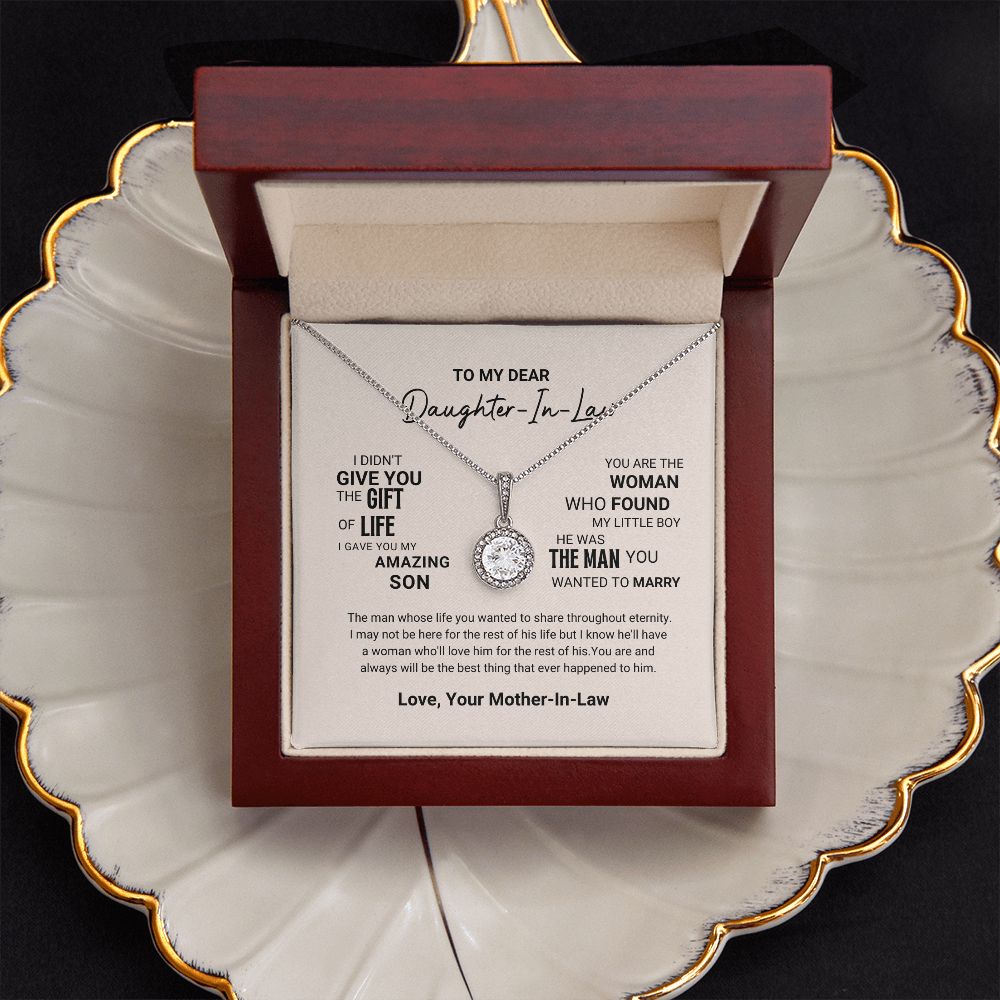 To My Dear Daughter In Law - Eternal Hope Necklace