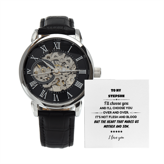 Stepson - Mother and Son - Openwork Watch