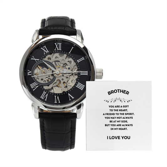 Brother - You Are A Gift - Openwork Watch