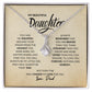 To My Beautiful Daughter - Alluring Beauty Necklace