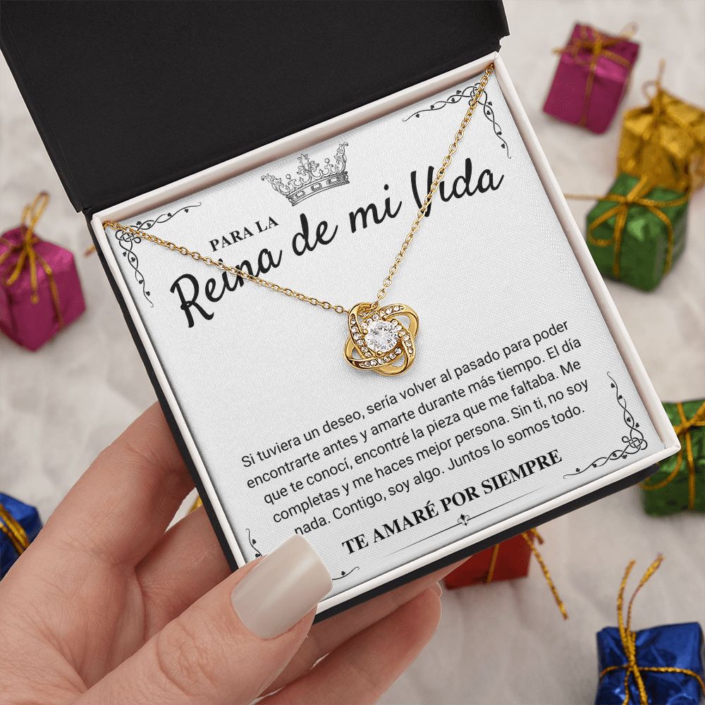Para La Reina De Mi Vida - Collar de Amor Infinito