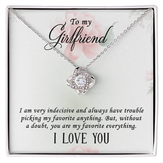 Girlfriend - My Favorite Everything - Love Knot Necklace