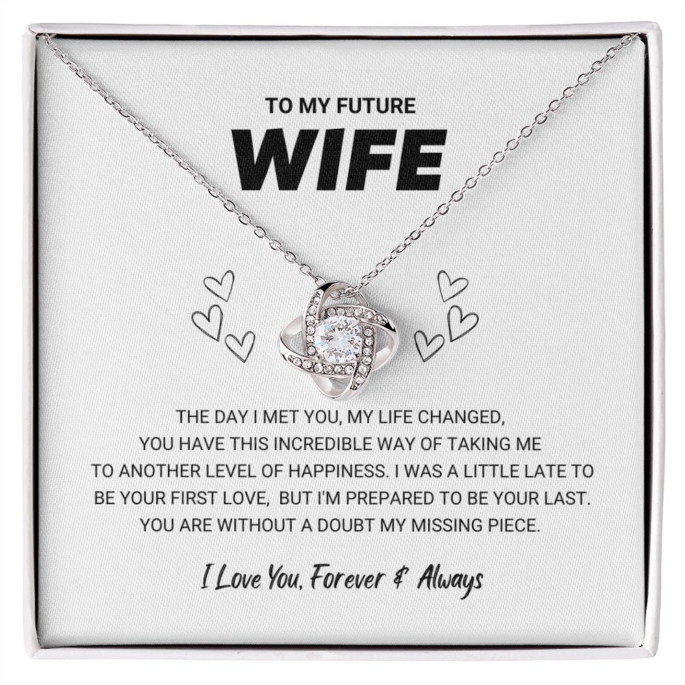 To My Future Wife - Love Knot Necklace