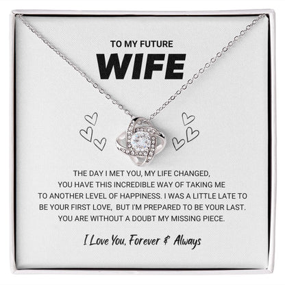 To My Future Wife - Love Knot Necklace