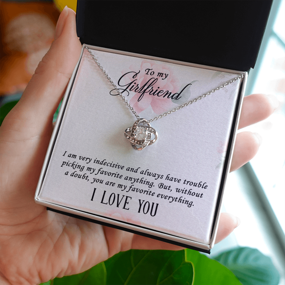 Girlfriend - My Favorite Everything - Love Knot Necklace