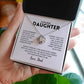 To My Daughter - Love Knot Necklace