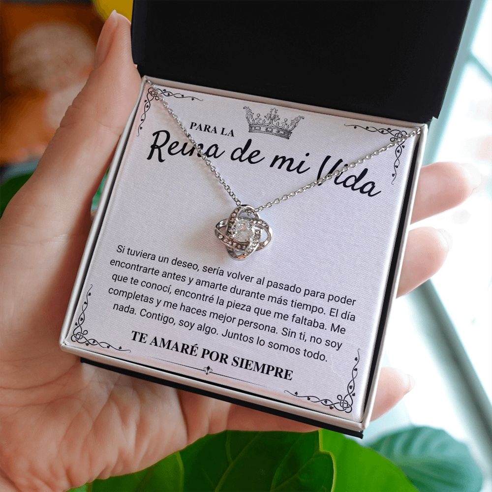 Para La Reina De Mi Vida - Collar de Amor Infinito