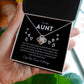 To My Aunt - Love Knot Necklace