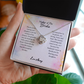 Mother of the Bride - Thank You for Sharing - Love Knot Necklace