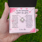 Sister-in-Law - Thank You for All - Love Knot Necklace