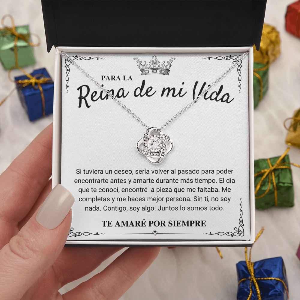 Para La Reina De Mi Vida - Collar de Amor Infinito