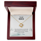 Niece - Always Close at Heart - Love Knot Necklace