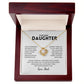 To My Daughter - Love Knot Necklace