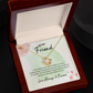 Friend - Best Friend for Life - Love Knot Necklace