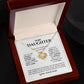To My Daughter - Love Knot Necklace