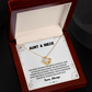 Aunt & Niece - Forever Connected at Heart - Love Knot Necklace