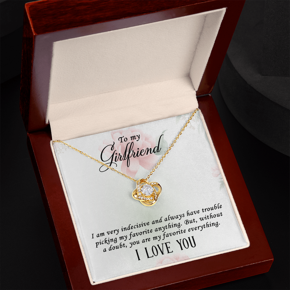 Girlfriend - My Favorite Everything - Love Knot Necklace