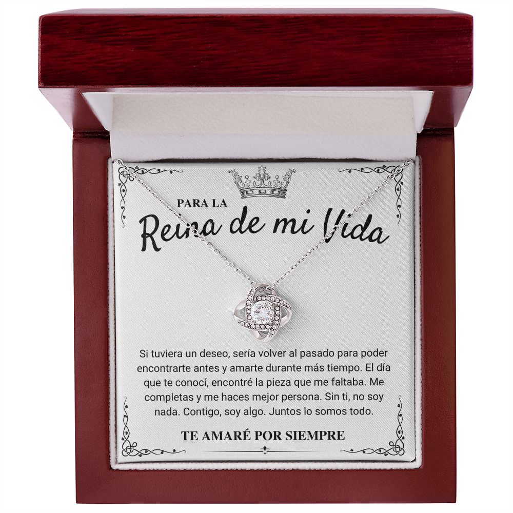 Para La Reina De Mi Vida - Collar de Amor Infinito