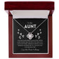 To My Aunt - Love Knot Necklace