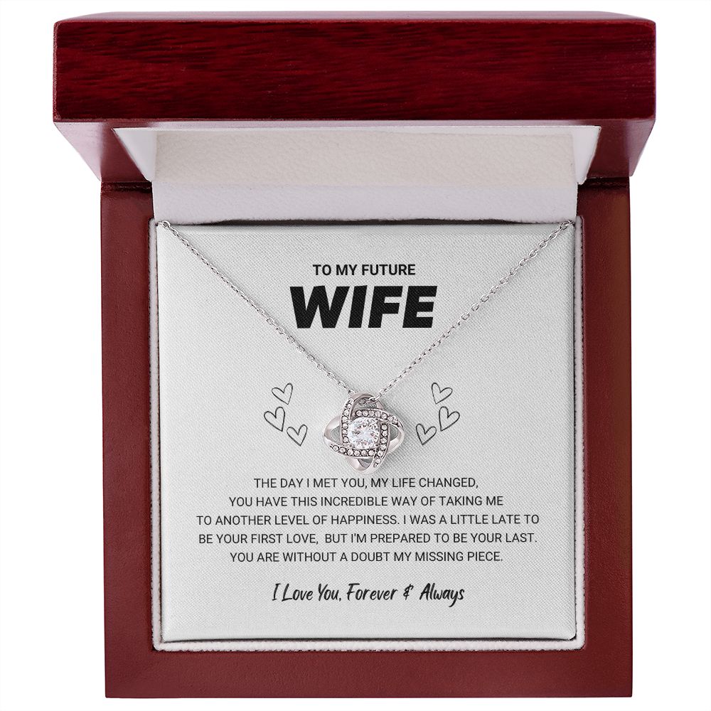 To My Future Wife - Love Knot Necklace