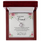 Friend - Forever in My Heart - Love Knot Necklace