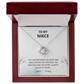 Niece - Always Close at Heart - Love Knot Necklace