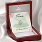 Friend - Best Friend for Life - Love Knot Necklace