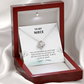 Niece - Always Close at Heart - Love Knot Necklace
