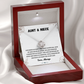 Aunt & Niece - Forever Connected at Heart - Love Knot Necklace