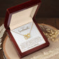 To My Soulmate - Interlocking Hearts Necklace