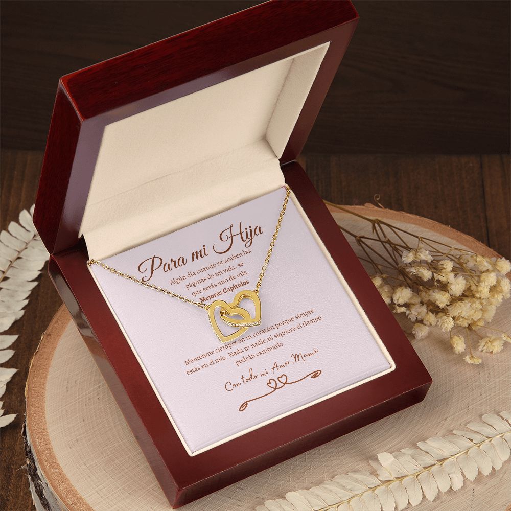 Para Mi Hija - Interlocking Hearts Necklace