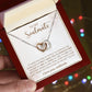 To My Soulmate - Interlocking Hearts Necklace