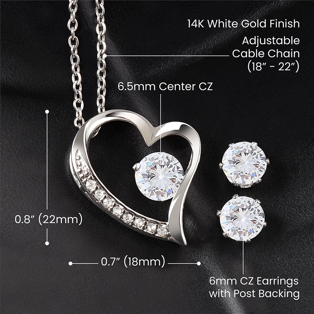 To My Daughter - Forever Love Necklace