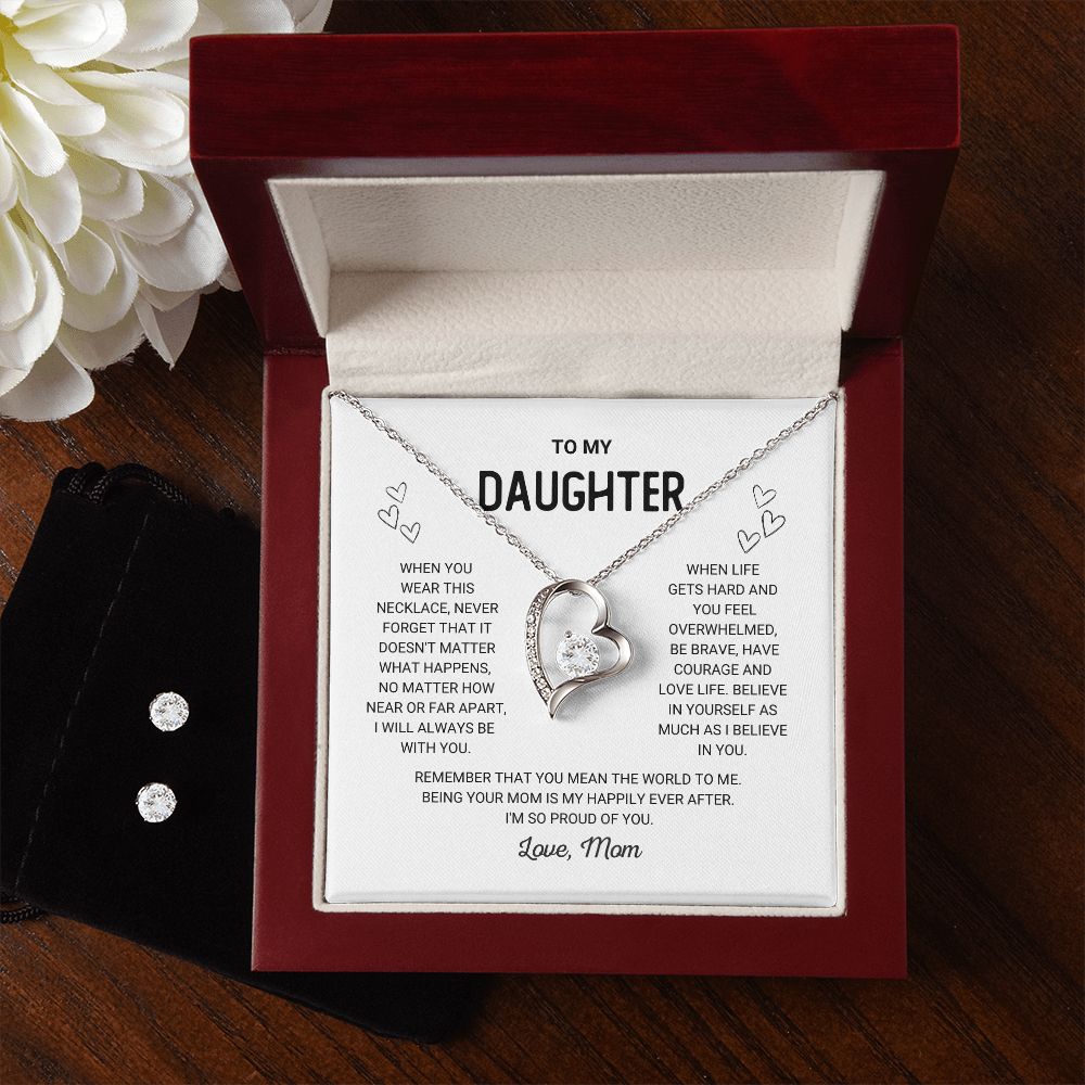 To My Daughter - Forever Love Necklace