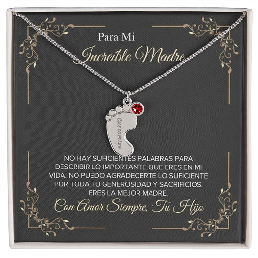 Para Mi Increíble Madre - Tu Hijo