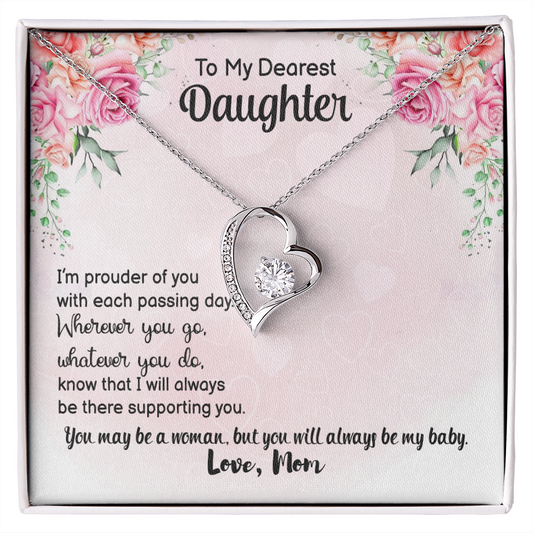 Daughter - I'm Prouder of You - Forever Love Necklace